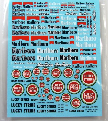 Logo Several Marlboro, Lucky Strike - COLORADODECAL