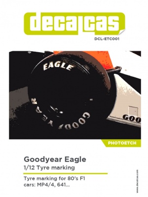 Logotypes 1/12 Goodyear Eagle - Decalcas