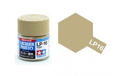 LP-16 Wooden Deck Tan Flat 10ml - Tamiya