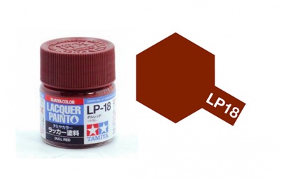 LP-18 Dull Red 10ml - Tamiya