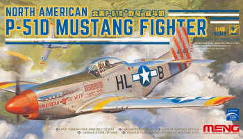 North American P-51D Mustang Fighter 1/48 - Meng Model