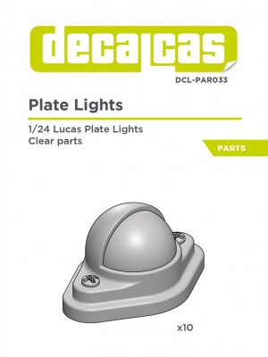 Lucas plate lights 1/24 - Decalcas