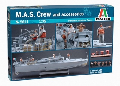 M.A.S. CREW and ACCESSORIES (1:35) - Italeri