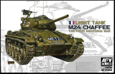M24 Chaffee Light tank Indochina War FrenchmArmy 1/35 - AFV Club