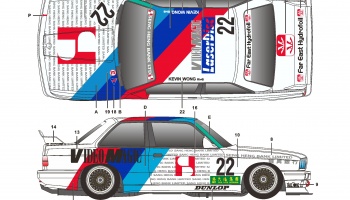 BMW M3 E30 Macau #22 1991 - SKDecals