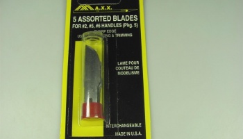 5 Assorted Blades For #2, #5, #6 Handles - MAXX
