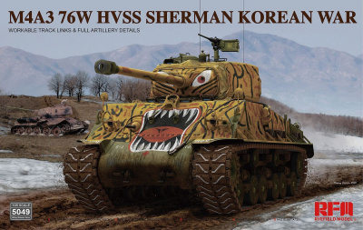 M4A3 76W HVSS Sherman Korean War 1/35 - RFM