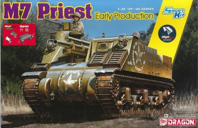 M7 Priest Early Production w/Magic Track (1:35) Model Kit military 6817 - Dragon