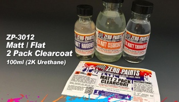 MATT/FLAT 2 Pack Clearcoat 100ml - Zero Paints