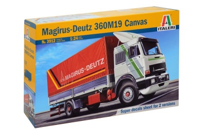 MAGIRUS DEUTZ 360M19 CANVAS (1:24) Model Kit 3912 - Italeri