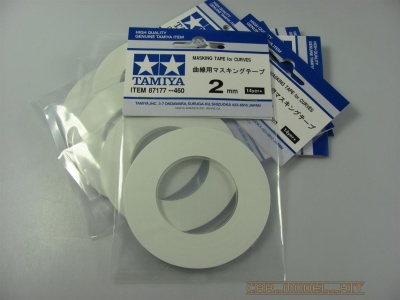 Masking Tape for Curves 2mm - Tamiya