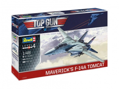 Maverick's F-14A Tomcat ‘Top Gun’  (1:48) Plastic Model Kit 03865 - Revell