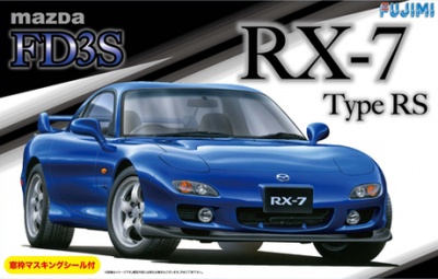 Mazda FD3S RX-7 Type RS with Window Frame Masking Seal 1/24 - Fujimi