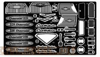 Chevrolet 1957 Cameo Pickup Detail Set - Model Car Garage