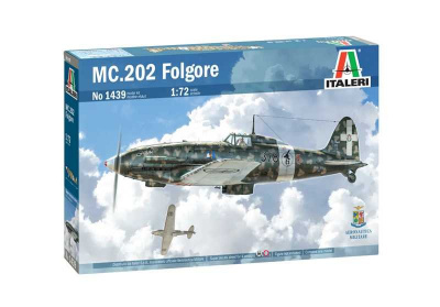 MC 202 Folgore (1:72) Model Kit letadlo 1439 - Italeri