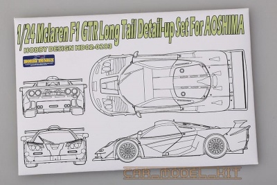Mclaren F1 GTR Long Tail Detail-up Set For A - Hobby Design