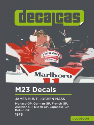 McLaren M23 - Decalcas
