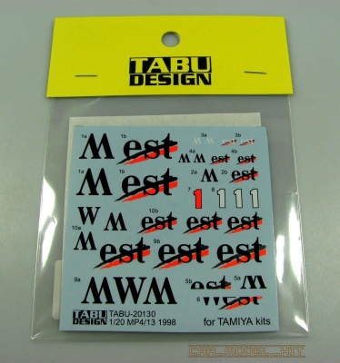 McLaren MP4/13 option (ex. TABU20013B) - Tabu Design