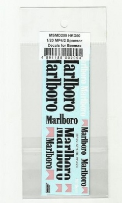 McLaren MP4/2 supplementary decal 1/20 - MSM Creation