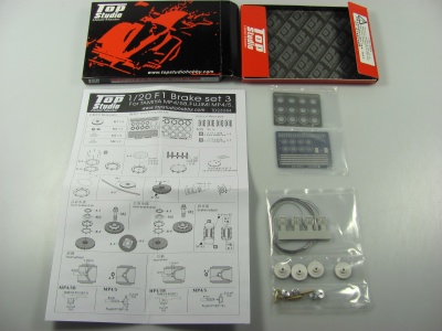 McLaren MP4/5 Brake Set 3 1:20 Top Studio