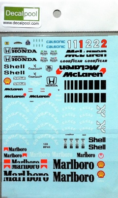 McLaren MP4/6 Marlboro - Decalpool