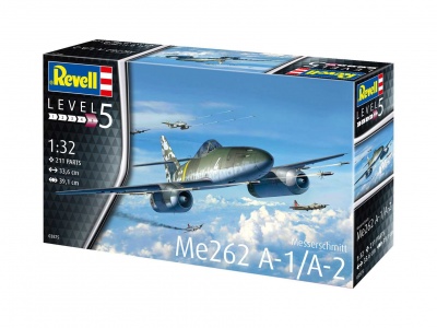 Me262 A-1 Jetfighter (1:32) Plastic Model Kit 03875 - Revell