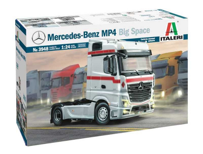 Mercedes-Benz MP4 Big Space (1:24) Model Kit Truck 3948 - Italeri