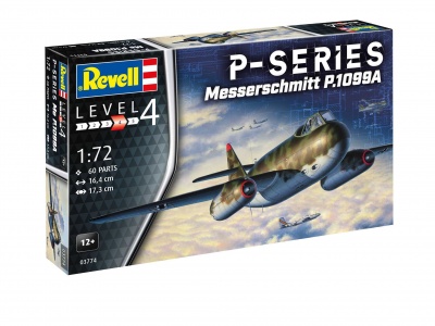 Messerschmitt P.1099A - P-Series (1:72) Plastic ModelKit letadlo 03774 - Revell