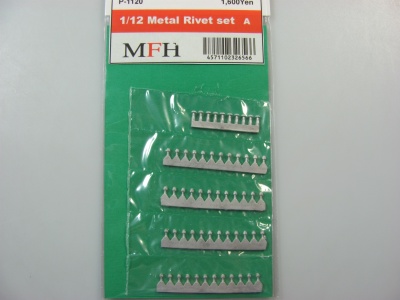 Metal Rivet Set A 1/12 - Model Factory Hiro