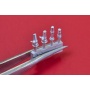 Metal Rivets Series Antenna base 3 sets of 4 1/24 - Model Factory Hiro