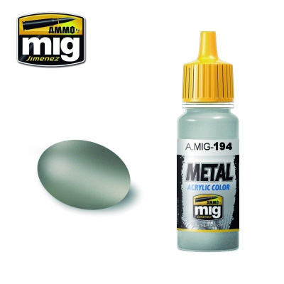 METALLIC Matt Aluminium Metal Acrylics  (17 ml) – AMMOMig