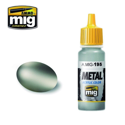 METALLIC Silver Metal Acrylics  (17 ml) – AMMO Mig