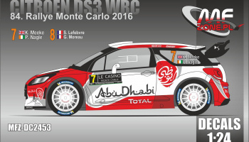 Citroen DS3 WRC Rally Monte Carlo 2016 #7 Meeke, #8 Lefebvre - MF-Zone