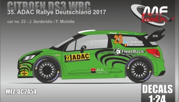 Citroen DS3 WRC 2017 ADAC Rally - Serderidis - MF-Zone-SLEVA-SALE-10%