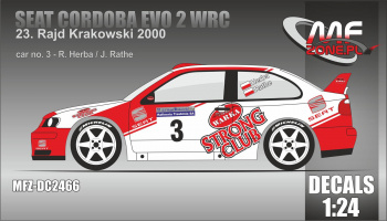 Seat Cordoba EVO II WRC Rally Krakowski 2000 - MF-Zone- SLEVA-SALE-10%