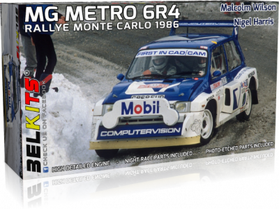 MG Metro 6R4 1986 M.Wilson Monte Carlo - Belkits