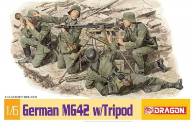 MG42 w/TRIPOD MOUNT (1:6) Model Kit military 75017 - Dragon