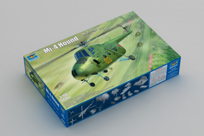 Mi-4 Hound 1:48 - Trumpeter