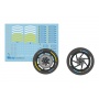 MICHELIN 20's Tire markings 1/12 Decals - Blue Stuff