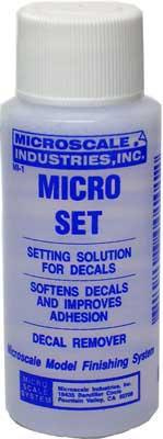 Micro Set setting solution for decals - Microscale