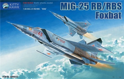 MIG-25 RB/RBT Foxbat 1/48 - Kitty Hawk