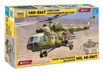 MIL-Mi-8MT (1:48) Model Kit vrtulník 4828 - Zvezda