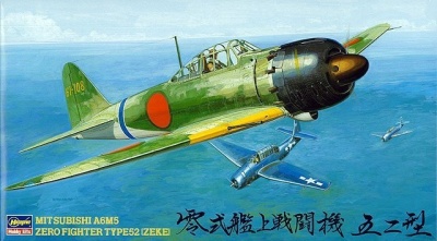 Mitsubishi A6M Zero fighter type 52 1/48 - Hasegawa