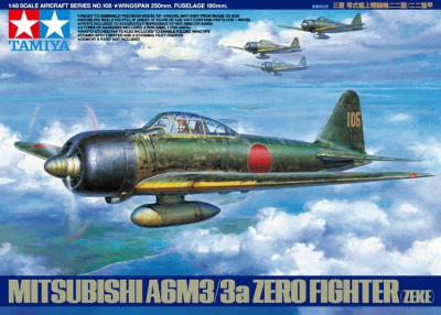 Mitsubishi A6M3/3a Zero Fighter (1:48) - Tamiya