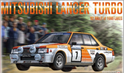 Mitsubishi Lancer Turbo 82 Rally of 1000 Lakes 1/24 - Nunu