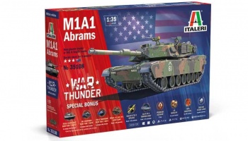 Model Kit War Thunder tank 35108 - M1A1 Abrams (1:35) - Italeri