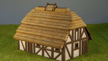 Model Kit budova - Thatched Country House (1:72) - Zvezda