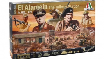 Model Kit diorama 6181 - EL ALAMEIN WAR - BATTLESET (1:72)