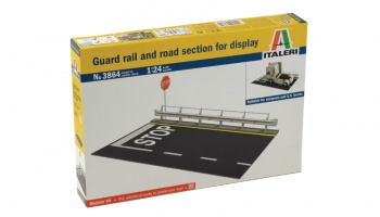 GUARD RAIL and ROAD SECTION FOR DISPLAY (1:24) - Italeri