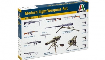 Model Kit doplňky 6421 - MODERN LIGHT WEAPON SET (1:35) - Italeri